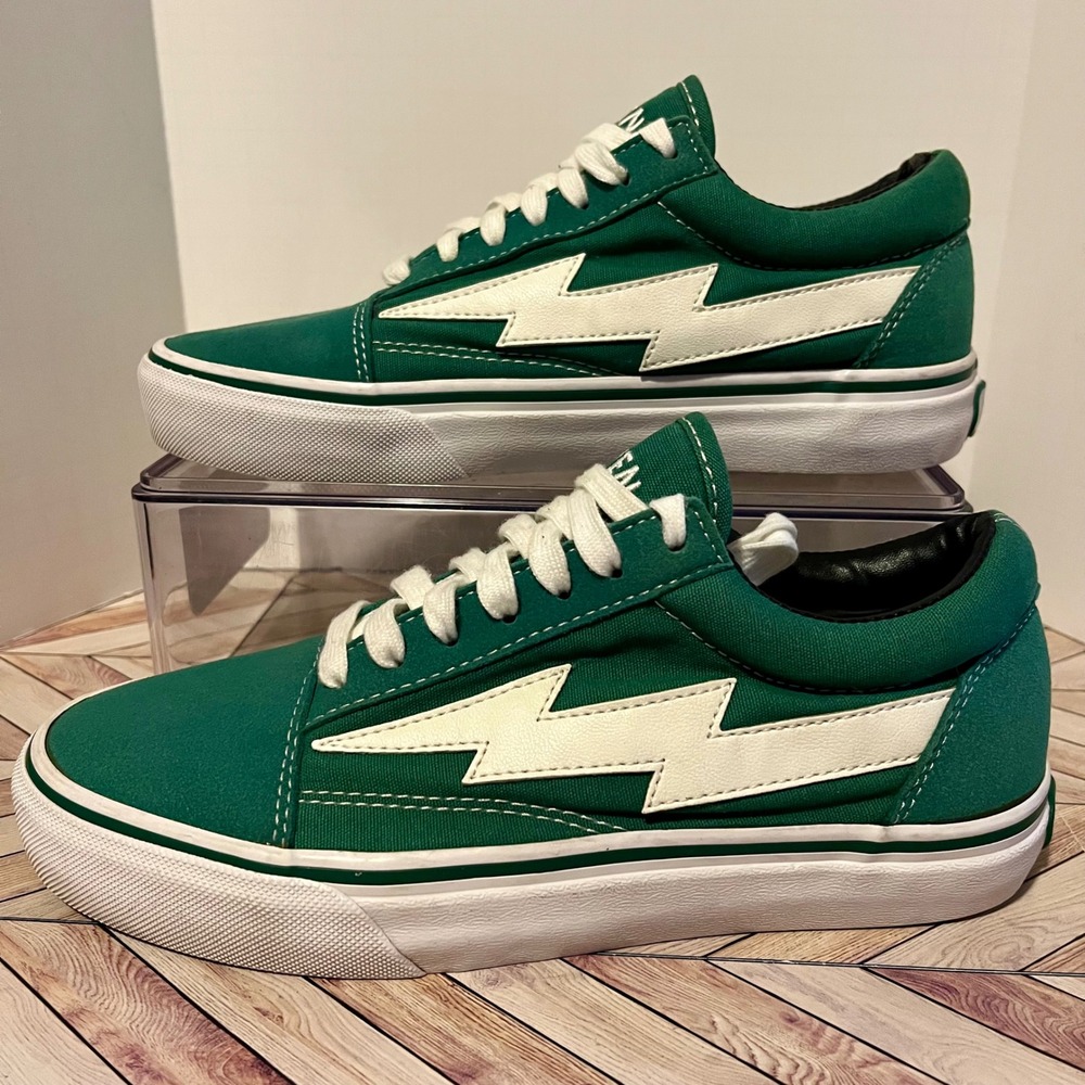 Revenge x Storm Classic Green Sneakers Mens 5‎ White Lightning Bolt Ian Connor